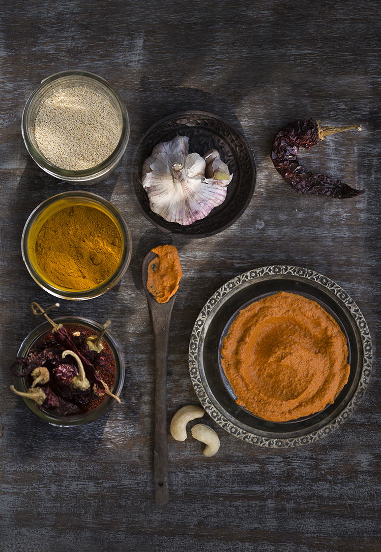 Turmeric n spice Vegan red bean kofta balls in curry