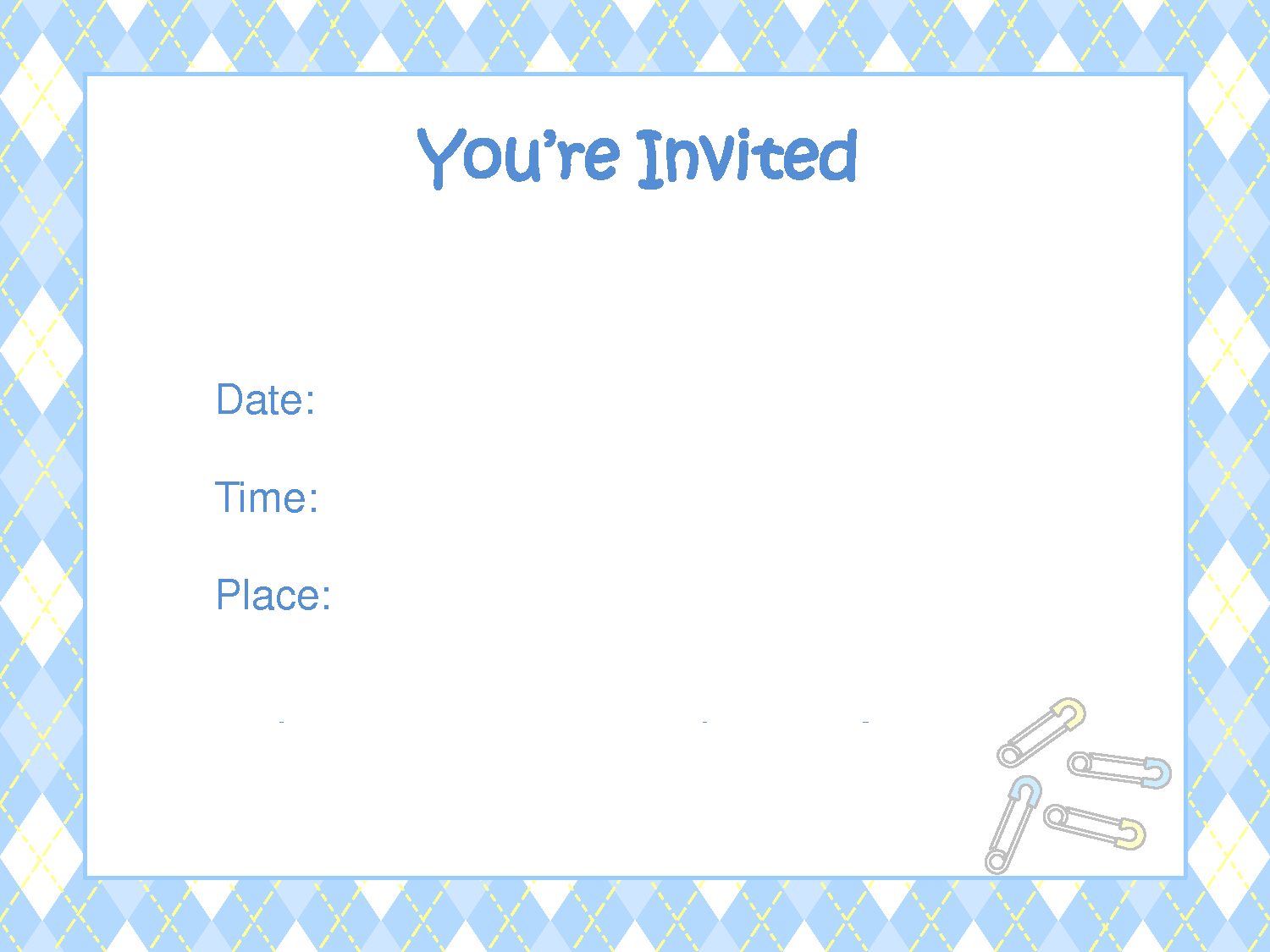 clipart baby shower invitations - photo #8