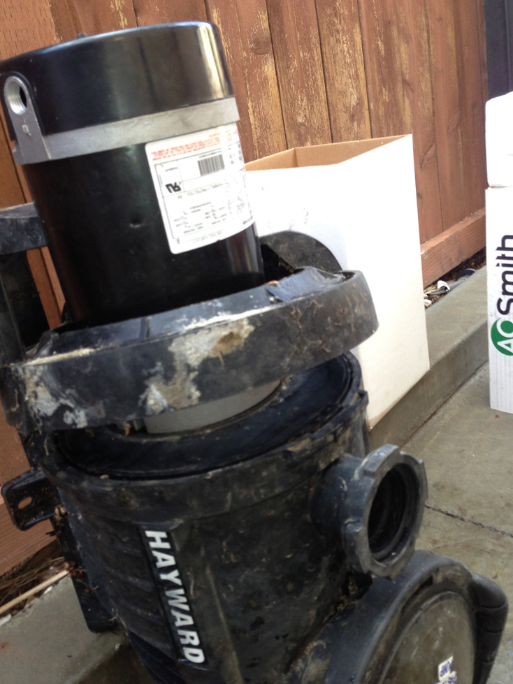 Wine Country Pools And Supplies: Replacing the motor on a Hayward