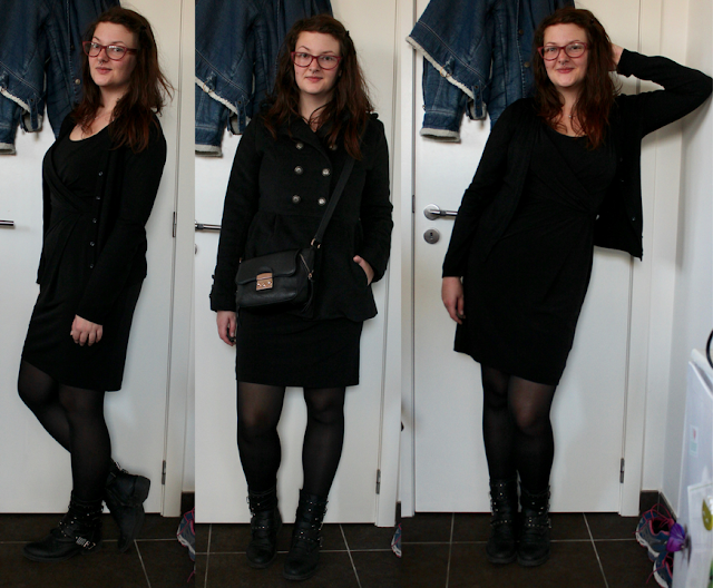 Une robe noire, 3 tenues (garde-robe capsule d'automne)