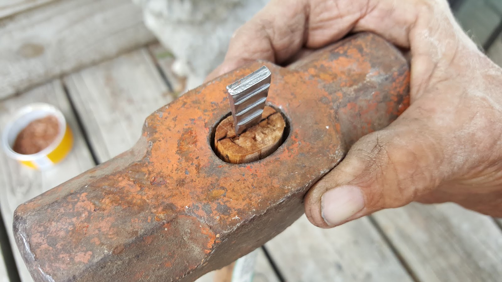 Gear Acres at Top of the Hill Replacing a Broken Handle on a Sledge