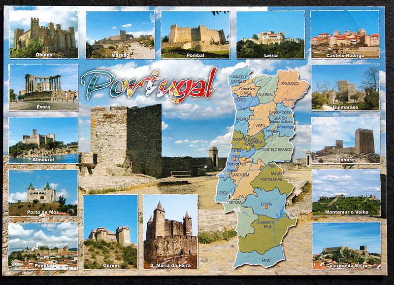 Postcards, Letters and Stamps Portugal postcard