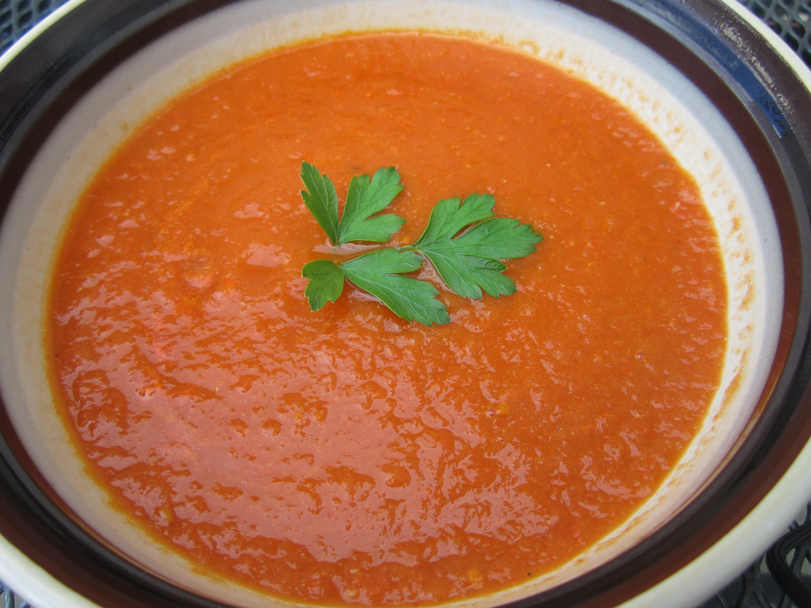 Beyond PB&J Roasted Tomato Soup