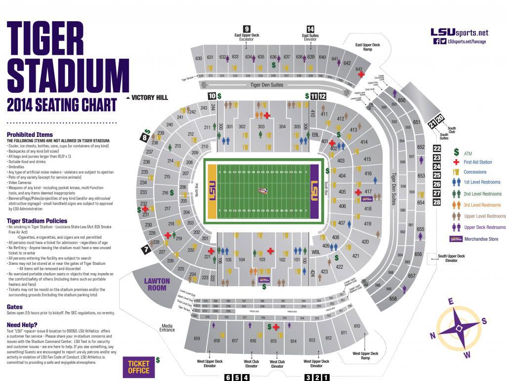 Lsu Tiger Stadium Seating Chart View