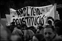 Abolición de la prostitución fotografia,cartel,valencia,manifestacion,8M,feminista