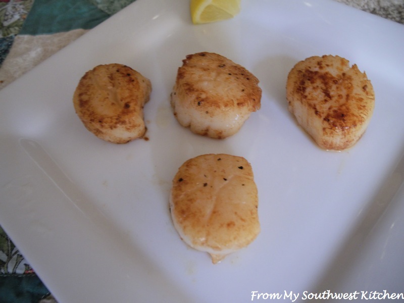 From My Southwest Kitchen Seared Scallops