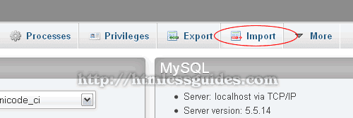 Import SQL