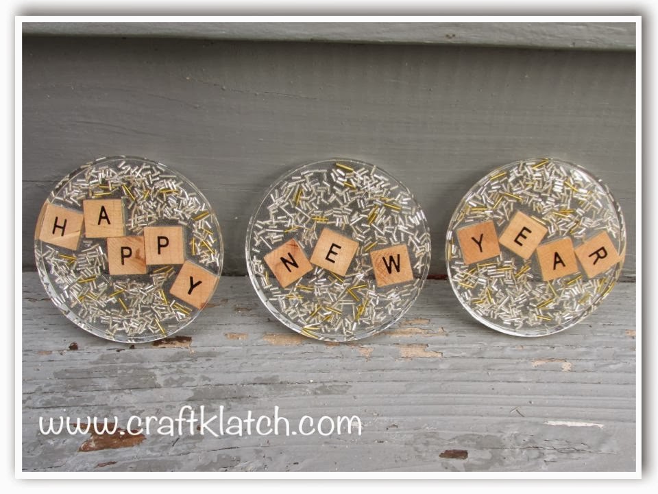 Craft Klatch ® Happy New Years Coasters Another Coaster Friday