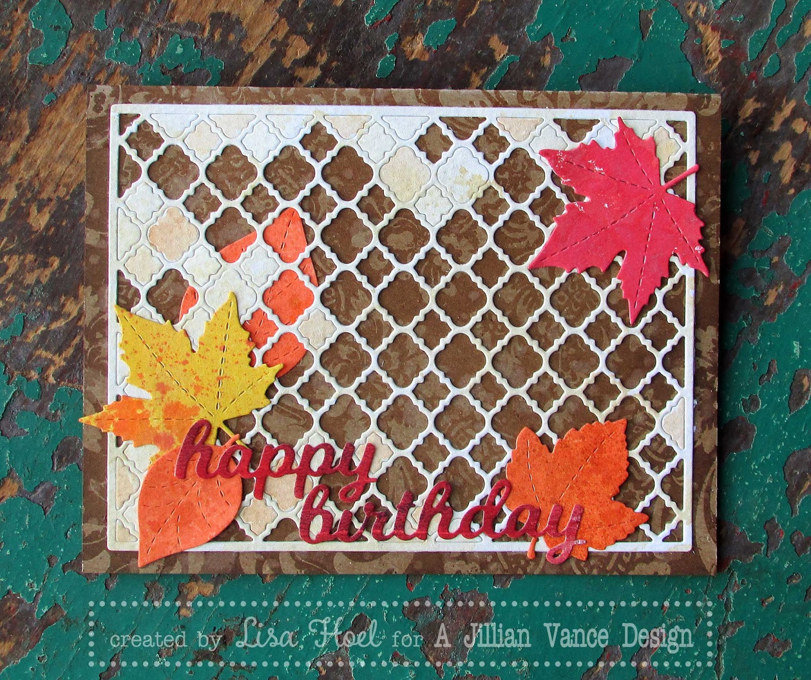 A Jillian Vance Design Fall Themed Birthday Card a-jillian-vance-design-fall-themed-birthday-card