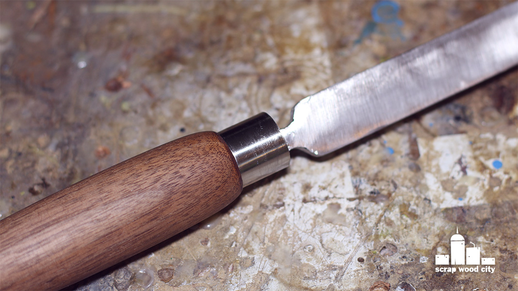 scrap wood city How to make a skew woodturning chisel from an old file
