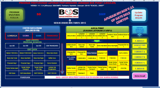 4 Aplikasi Pembuatan SPJ BOS Microsoft Excel SD MI SMP MTS SMA SMK 4 Aplikasi Pembuatan SPJ BOS Microsoft Excel SD MI SMP MTS SMA SMK