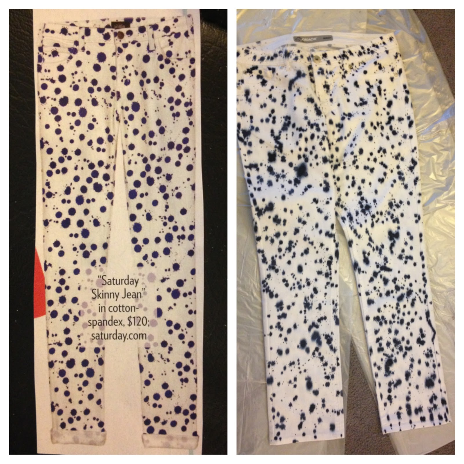 Splatter Jeans 1