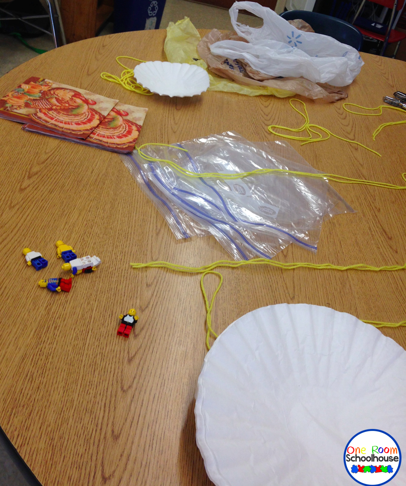 Parachute STEM Challenge One Room Schoolhouse