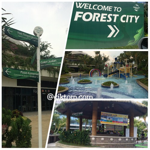 Jalan-jalan Tengok Pemandangan di Forest City, Johor