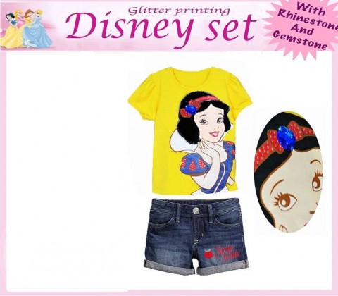 setelan anak perempuan import set snow white setelan anak perempuan import set snow white