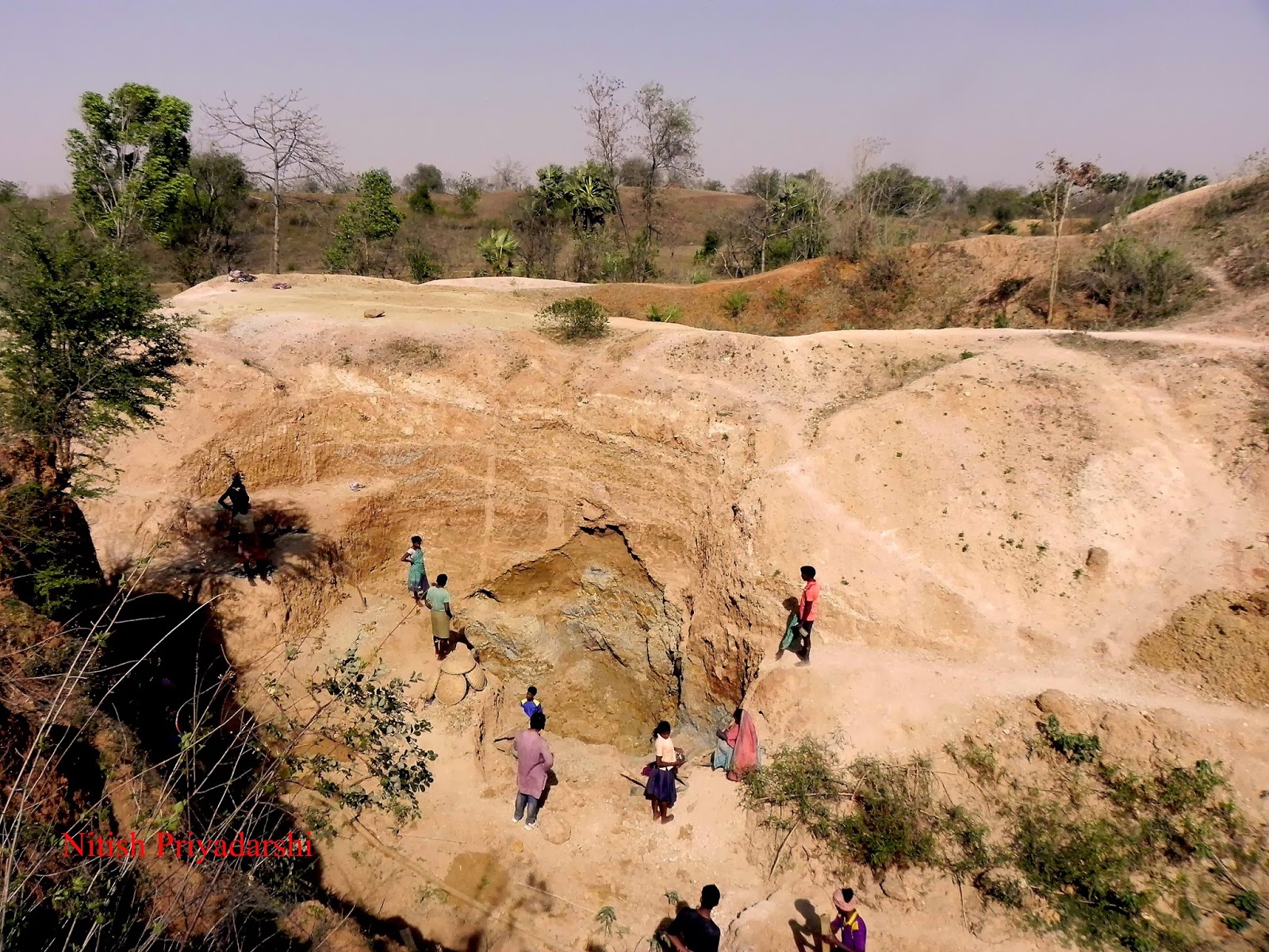 Environment and Geology Fuller’s earth mining in Pakur district in