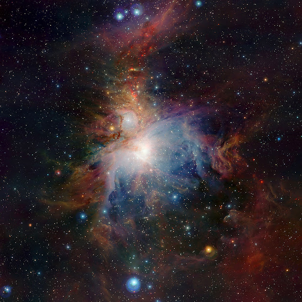 M42, the Orion Nebula, as seen by VISTA at Paranal