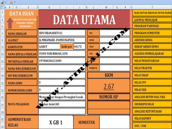 Aplikasi Perangkat Manajemen Guru Kurikulum 2013 Sd Smp Smk