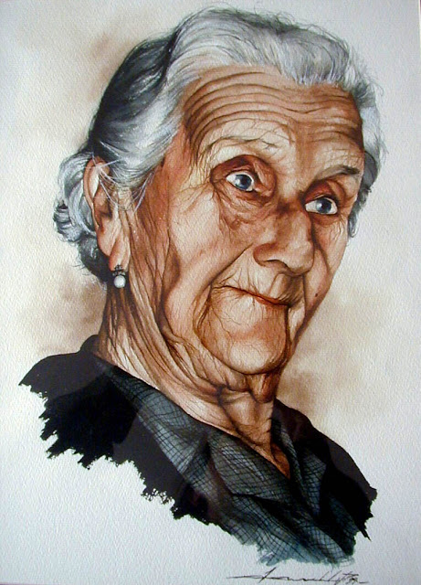 Spanish Realist Painter- "Immaculada Juarez" 1975