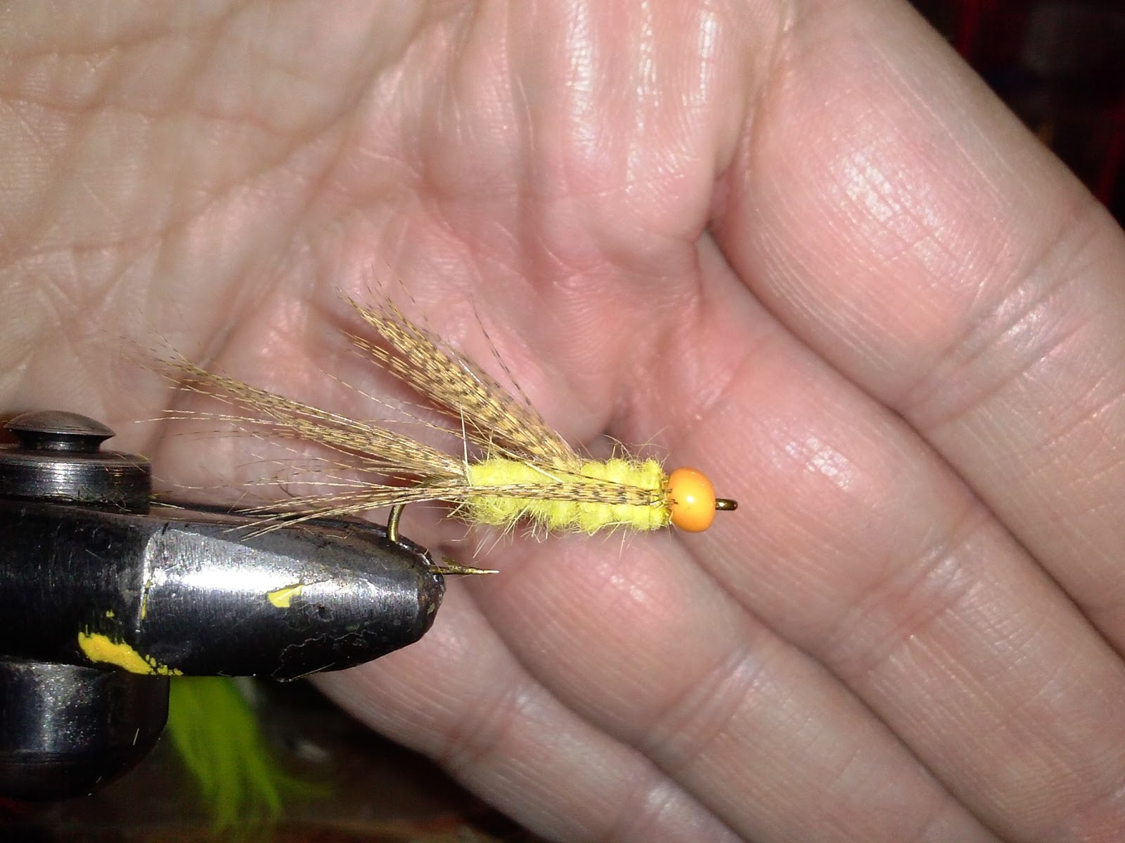 BUGGIN' OUT. Bluegill Flies rock bass, goggleye, warmouth, panfish
