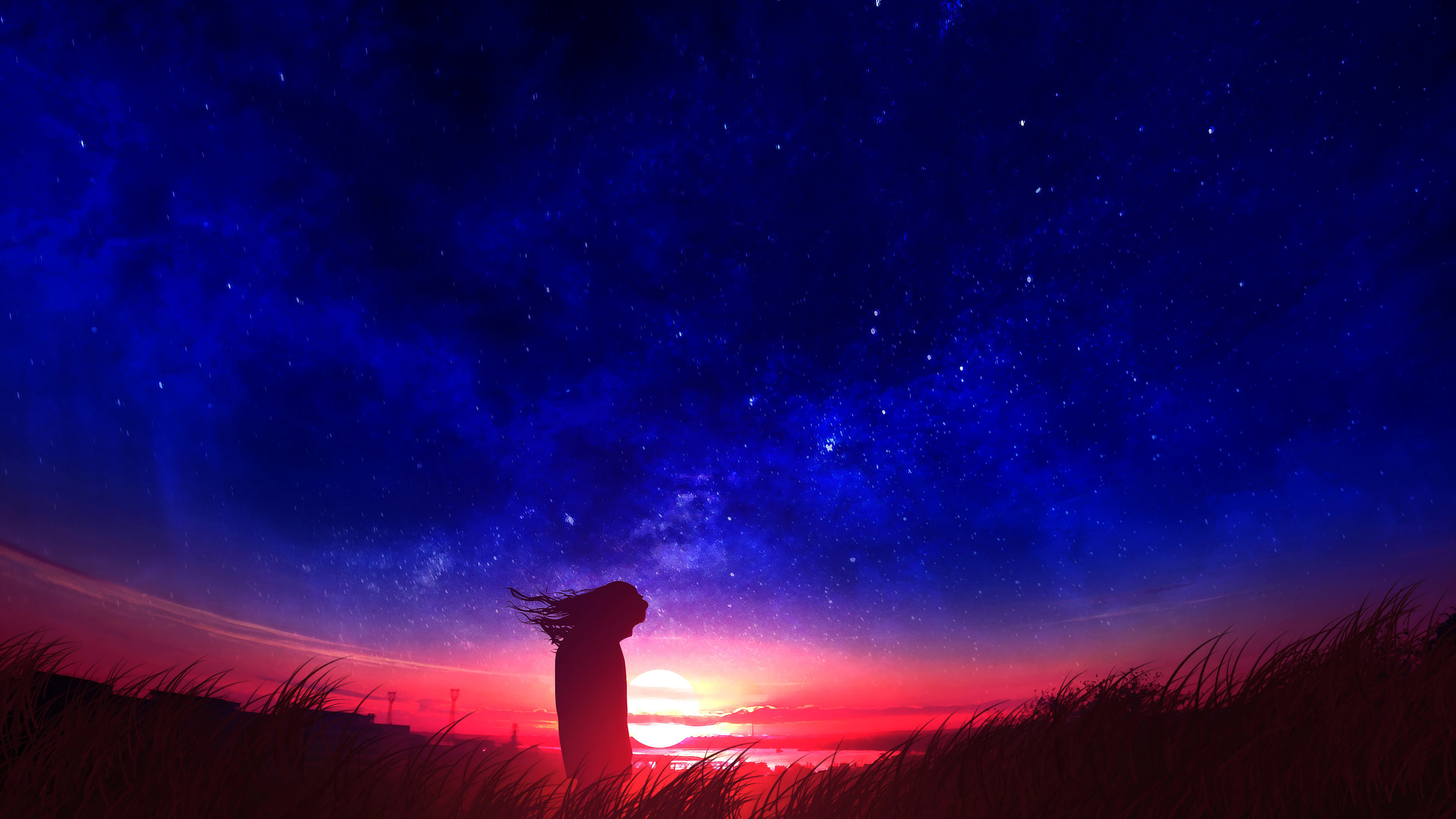 Anime Sky Background HD