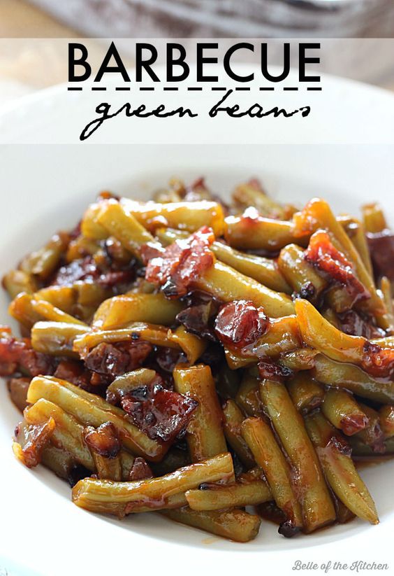 BARBECUE GREEN BEANS VARIOUS RECIPES MOM'S