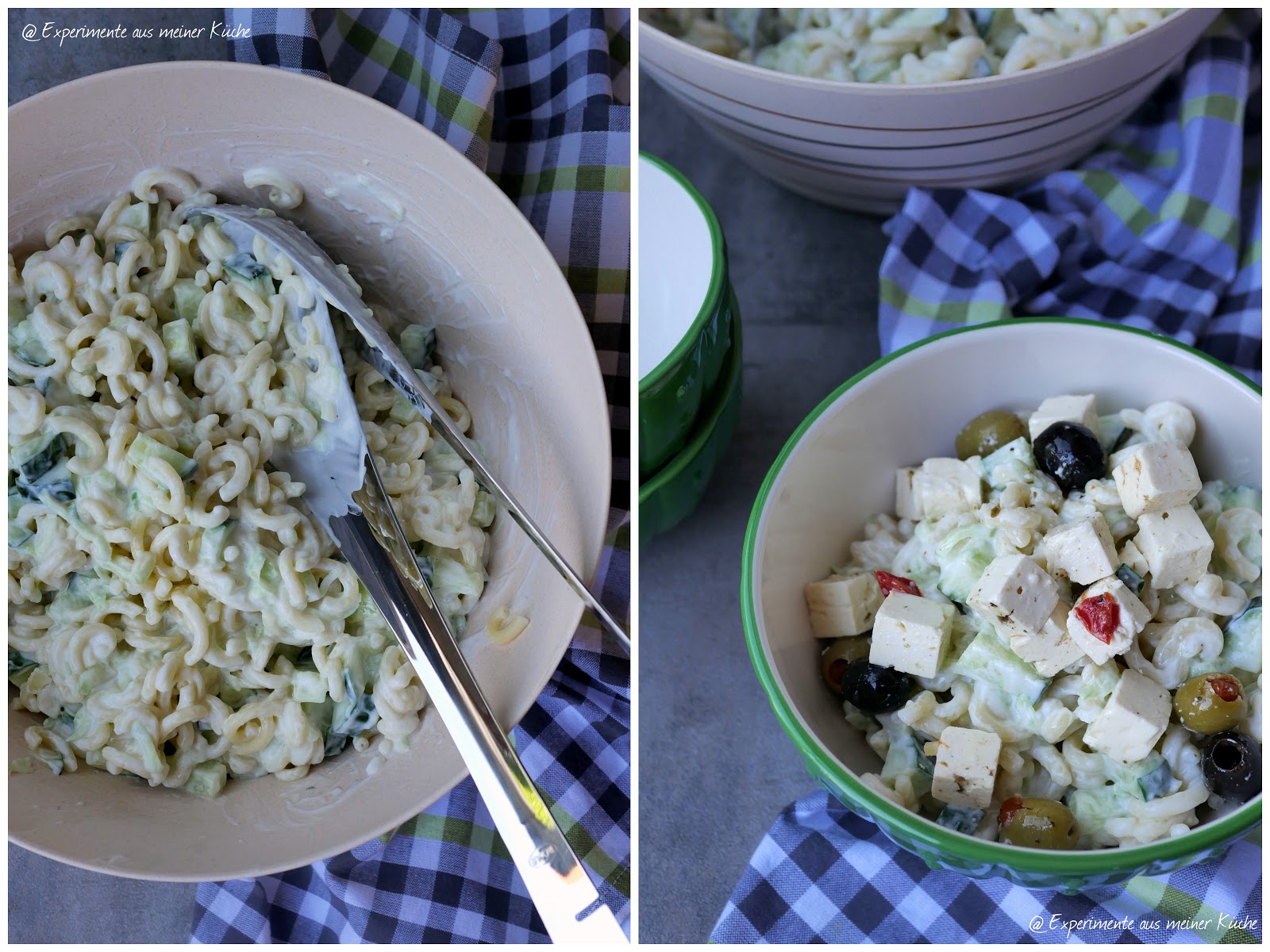 Experimente aus meiner Küche: Leichter Tzatziki-Nudelsalat