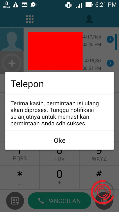 cara isi ulang voucher all operator dengan kode unik
