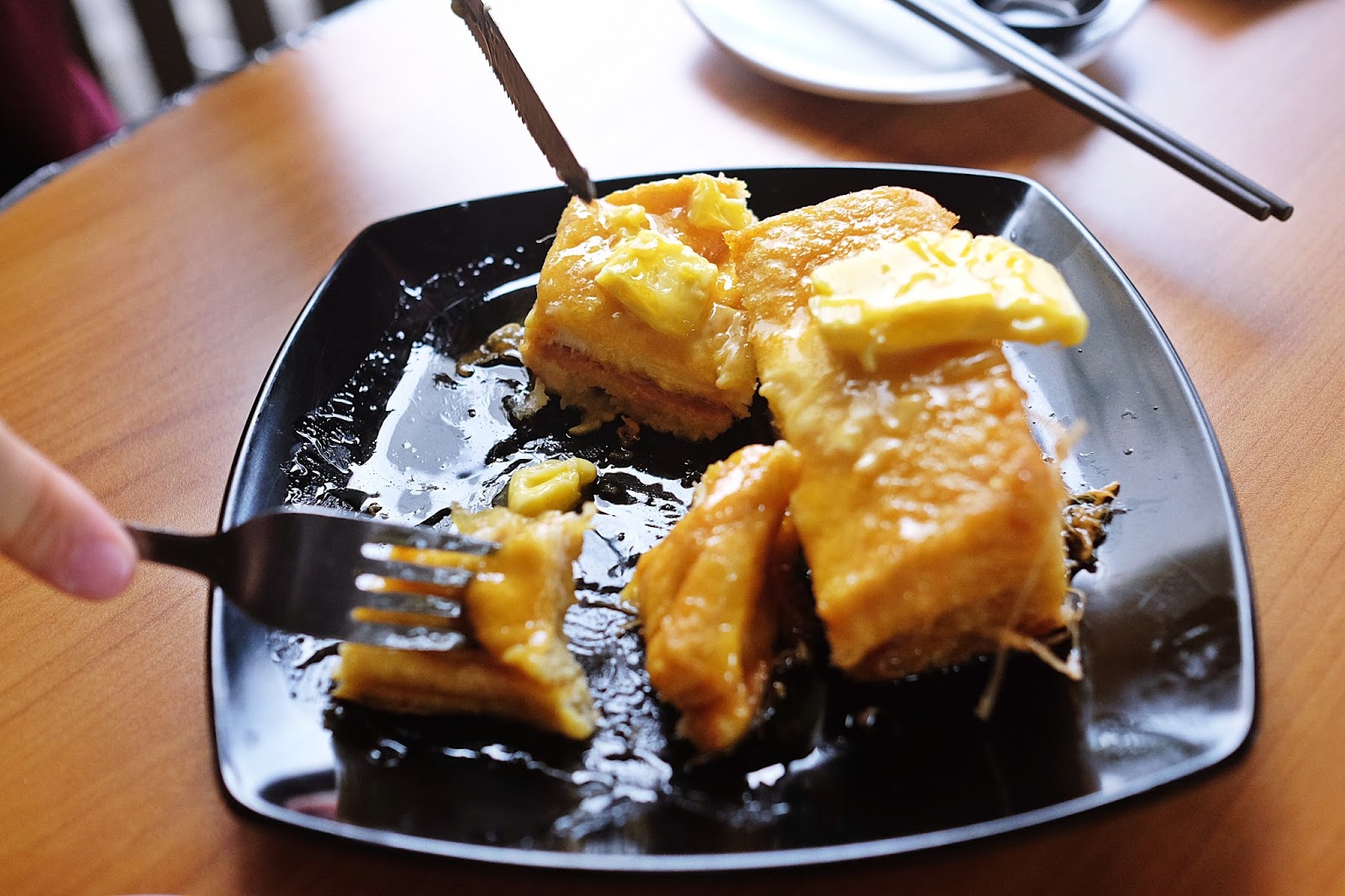 Monday light Bites Cafe de Hong Kong and their legendary French Toast