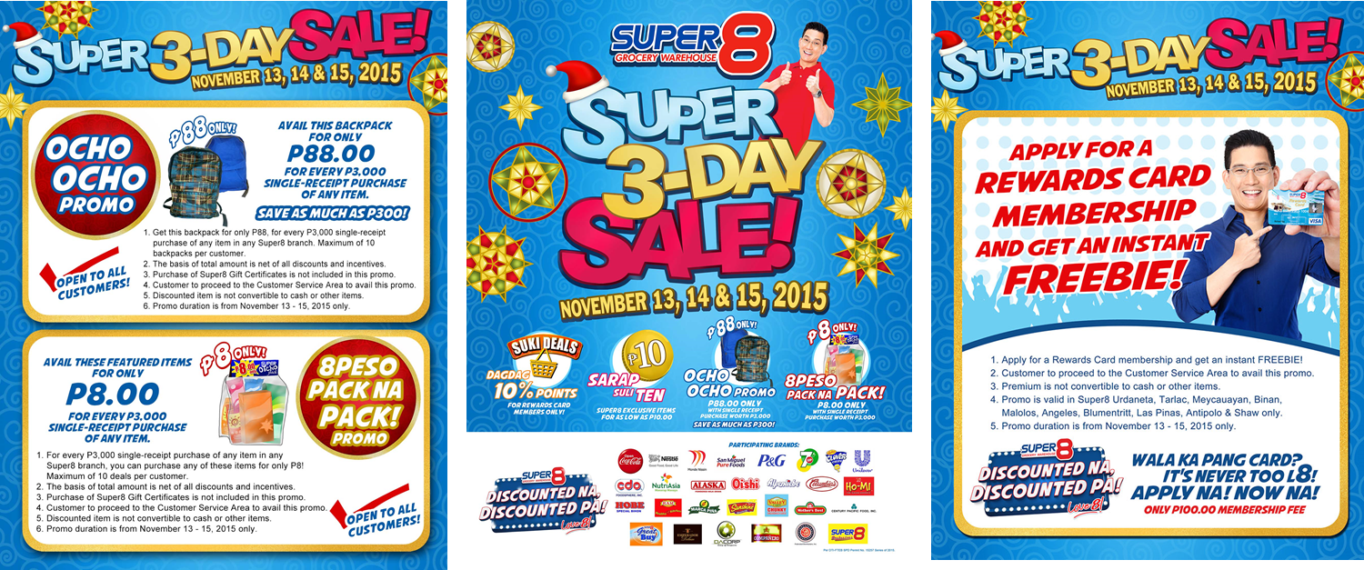 Super8 Grocery Warehouse 3 Day Sale
