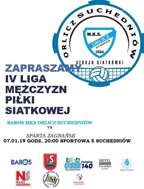 Nasz Suchedniów Zaproszenie Na Mecz Siatkówki O Mistrzostwo 4 Ligi