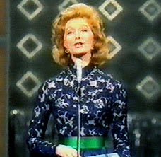 Moira Shearer hosts eurovision 1972