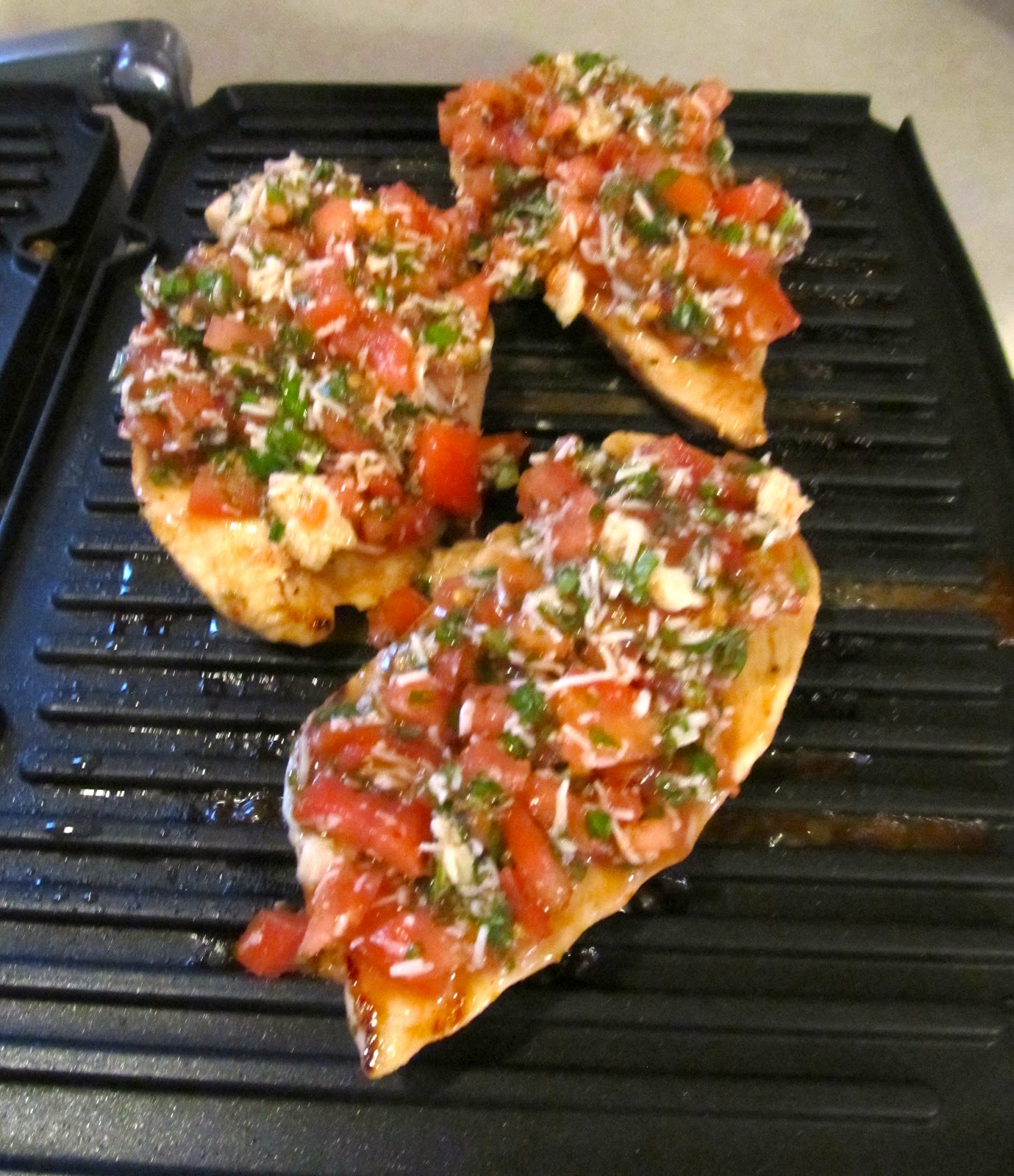 You, Me and B: Grilled Bruschetta Chicken