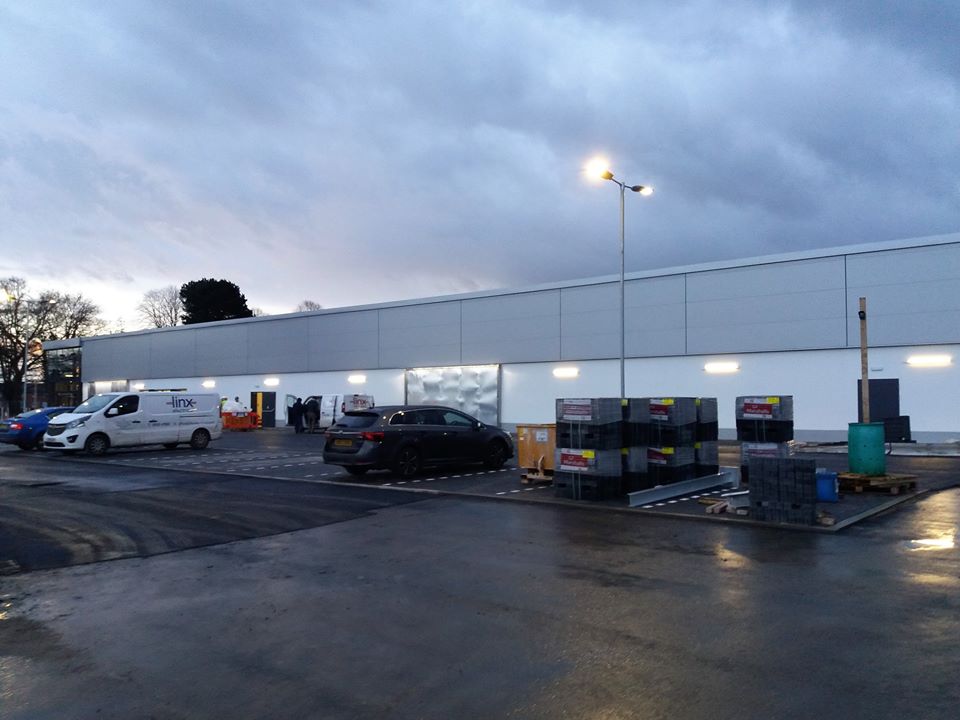 Martin Brookes Oakham Rutland Lidl Supermarket Construction Progress
