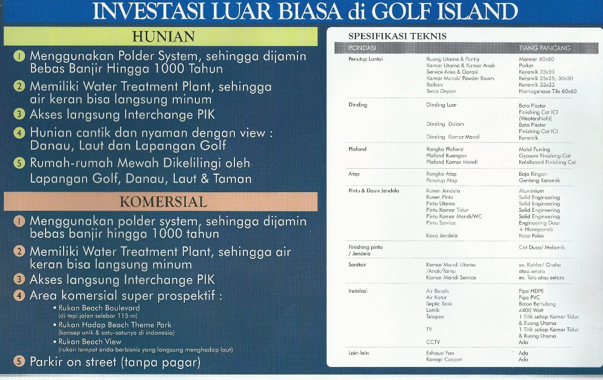 Golf Island Pantai Indah Kapuk
