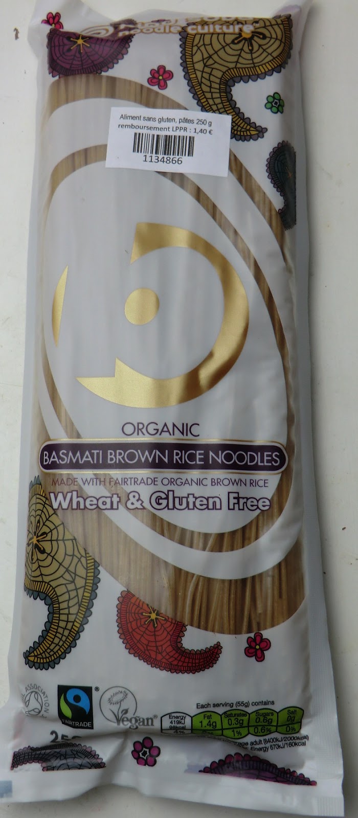 Nouilles de riz basmati brun au tofu, poireaux et brocoli Ma petite