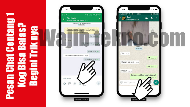 Trik Cara Membuat Pesan Chat Whatsapp Centang 1 