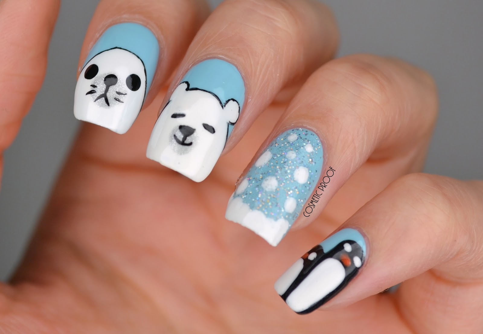 NAILS | Merry Christmas from these Winter Critters! | Cosmetic Proof