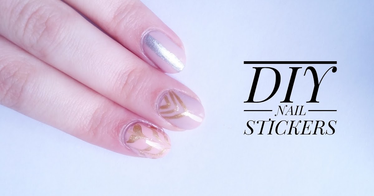 DIY Nail Stickers with Tape - wide 3