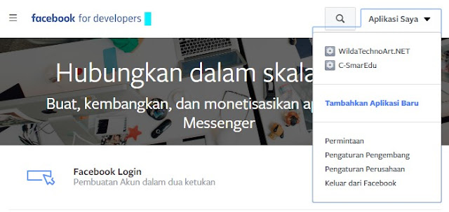 Menambahkan Aplikasi Baru di Facebook Developer Menambahkan Aplikasi Baru di Facebook Developer