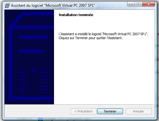 l'installation de xp sur le nouvel ordinateur