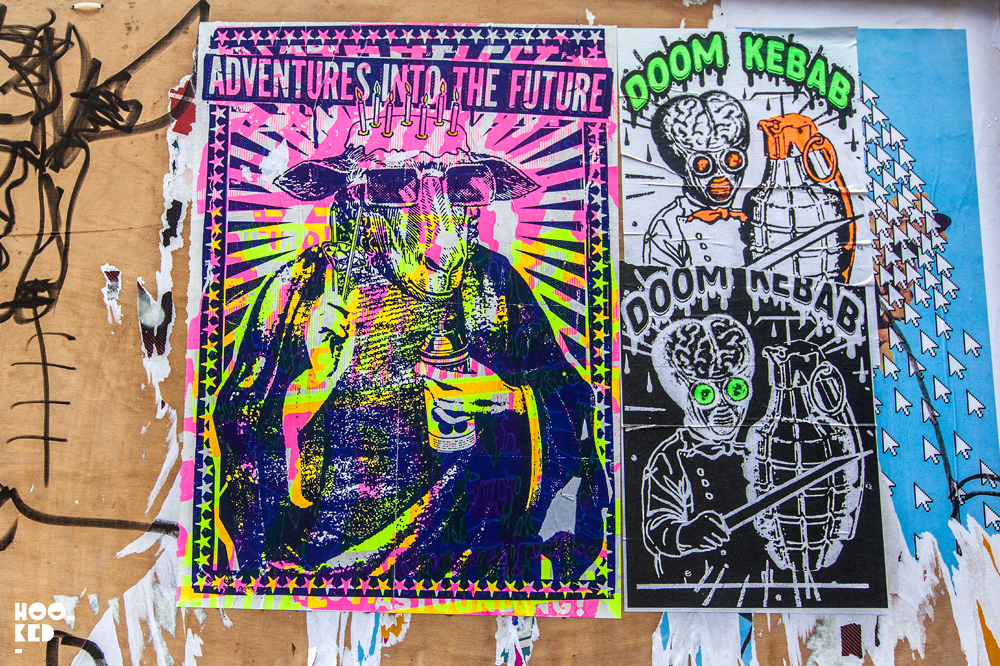 Artist Ben Rider takes his fluoro ink obsession to the streets Artist Ben Rider takes his fluoro ink obsession to the streets
