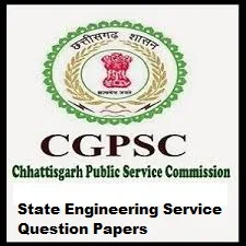 CGPSC State Engineering Service Question Papers PDF Syllabus