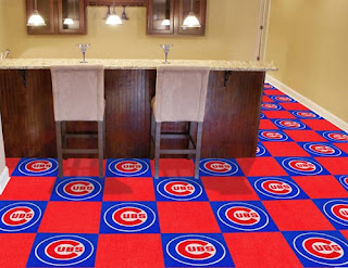 Greatmats Sports Team Carpet Tiles Greatmats sports team carpet tile baseball Chicago cubs