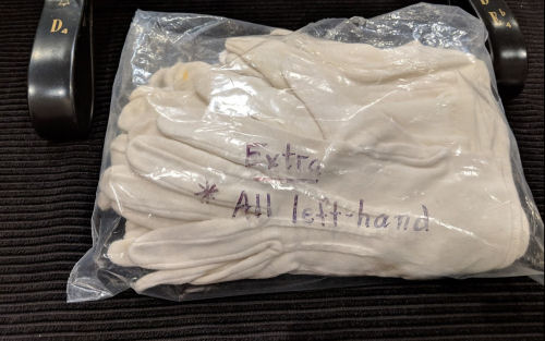 left hand gloves
