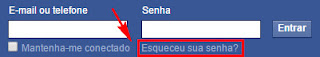 Esqueci a senha Recuperar a senha