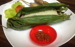 Nasi bakar sederhana