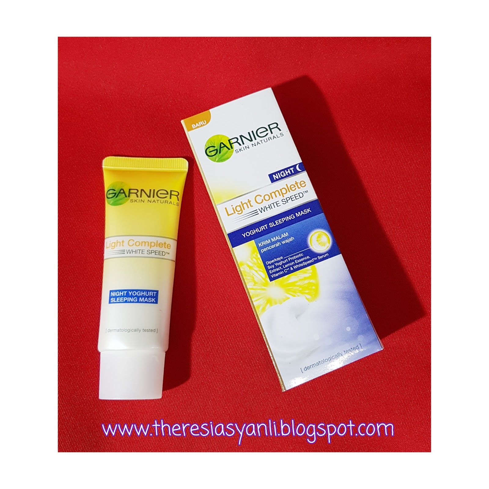 DuaLima♥ YukCoba.in Garnier New Light Complete Yoghurt Sleeping Mask