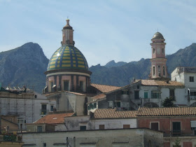 The distinctive dome of the Chiesa di San Giovanni  Battista in Vietri sul Mare