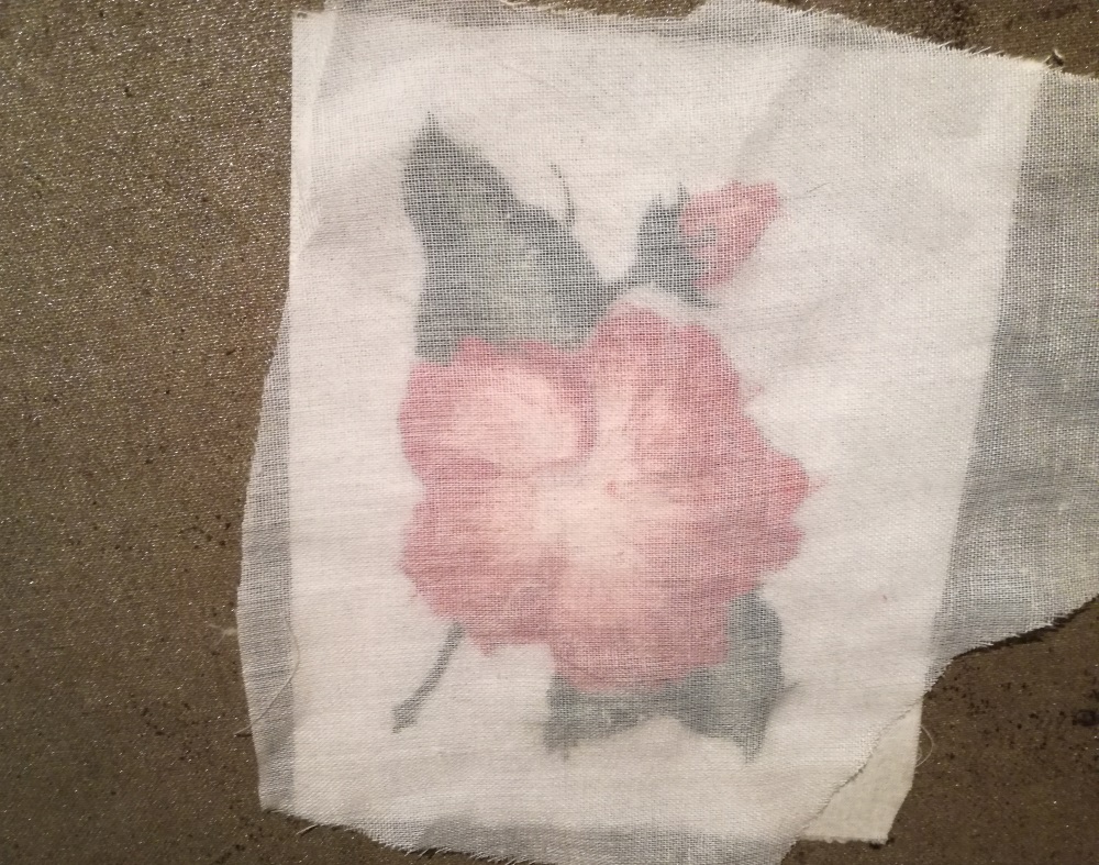 Craftrebella Embroidered flower for your knitted cardigans